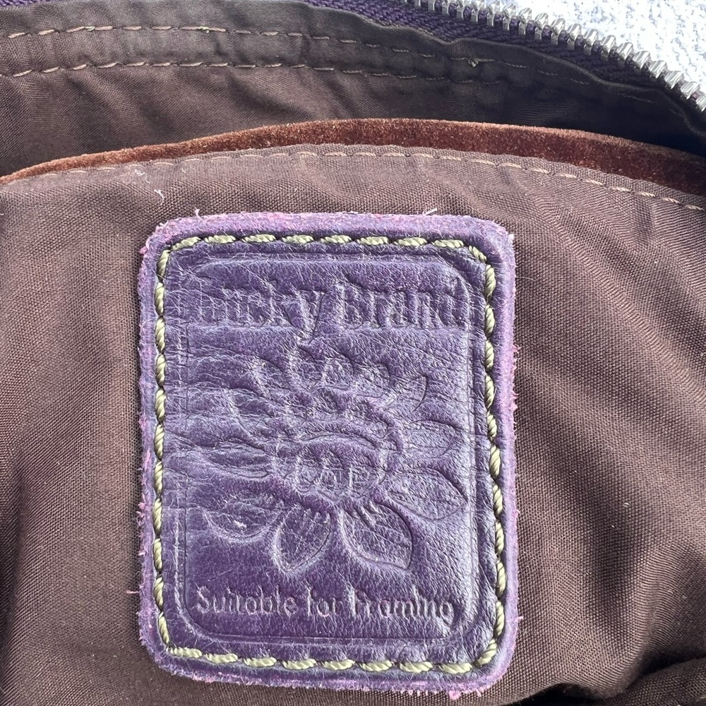 Lucky Brand Purple Hobo bag - Picture 5 of 7